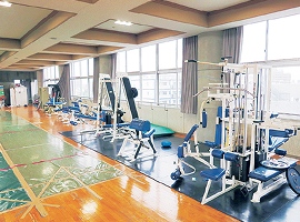 トレーニングコーナーの写真