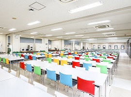 学院食堂の写真