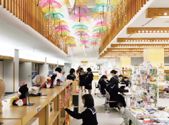 図書エリアの写真